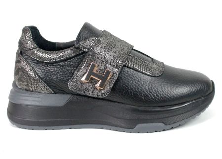 Helena Monteiro women's sneakers in genuine textured leather