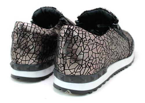 Дамски спортни обувки в цвят никел - Луизиана