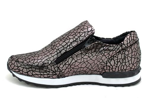 Дамски спортни обувки в цвят никел - Луизиана