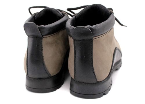 Мъжки боти от естествена кожа в цвят визон 611 VZ~