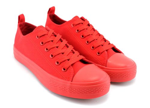 Дамски едноцветни кецове изцяло в червено 192  CV