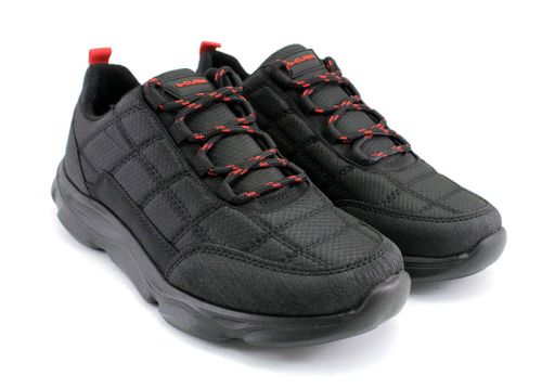 Мъжки маратонки в черно, модел 1310CH.