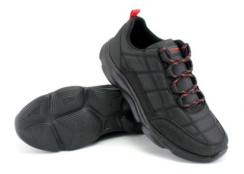 Мъжки маратонки в черно, модел 1310CH.