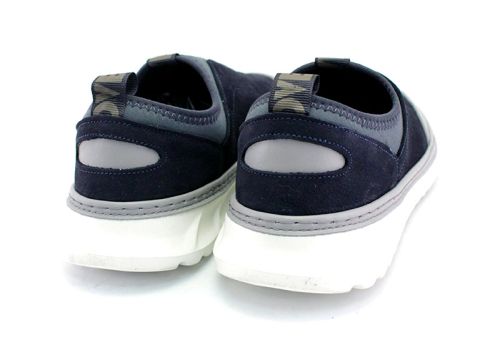 Мъжки спортни обувки в тъмно синьо - Модел Микеле.