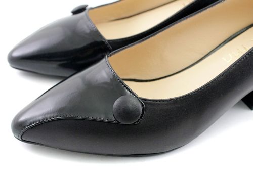 Дамски елегантни обувки в черно - Модел Яспис