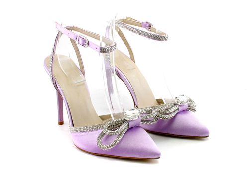 Дамски, официални сандали в лилаво - Модел Магнолия