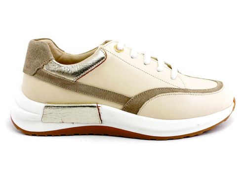 Дамски, спортни обувки в бежово - Модел Вайгела