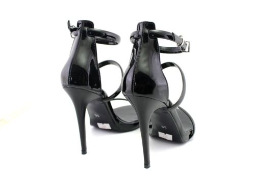 Дамски, официални сандали в черно - Модел Дороти