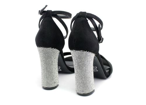 Дамски, официални сандали в черно - Модел Грация