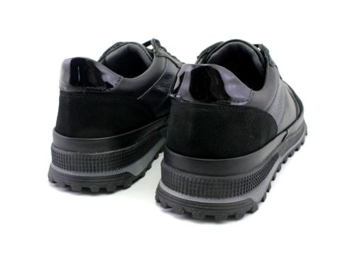 Мъжки, спортни обувки в черно - Модел Кристиано