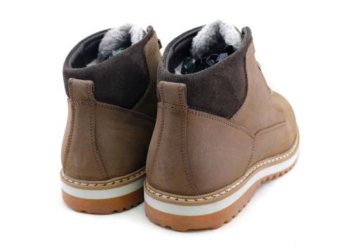 Мъжки боти в кафяво, модел Фелипе.~