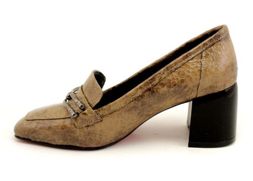 Дамски официални обувки във визонено, модел Мерилин.