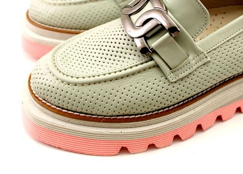 Pantofi de vara dama din piele naturala de culoare neagra - Model Begonia.