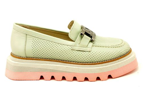 Pantofi de vara dama din piele naturala de culoare neagra - Model Begonia.