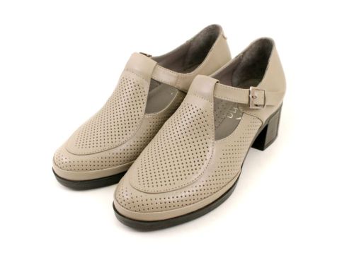Pantofi casual dama din piele intoarsa - Model Carmelina.