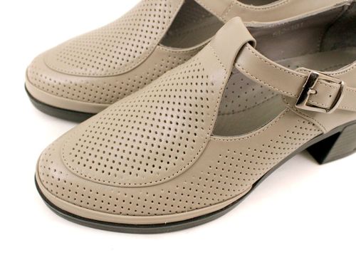 Pantofi casual dama din piele intoarsa - Model Carmelina.