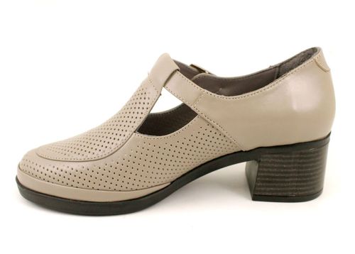 Pantofi casual dama din piele intoarsa - Model Carmelina.