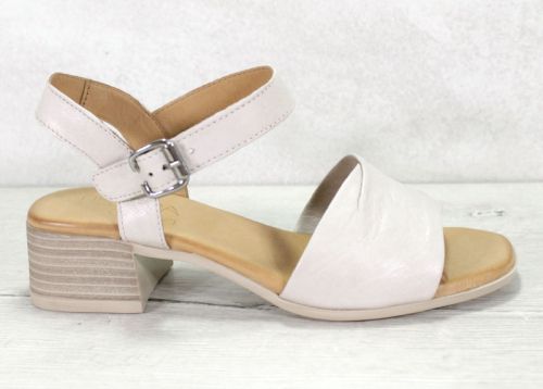 Sandale dama din piele naturala de culoare taup - Model Alexa.