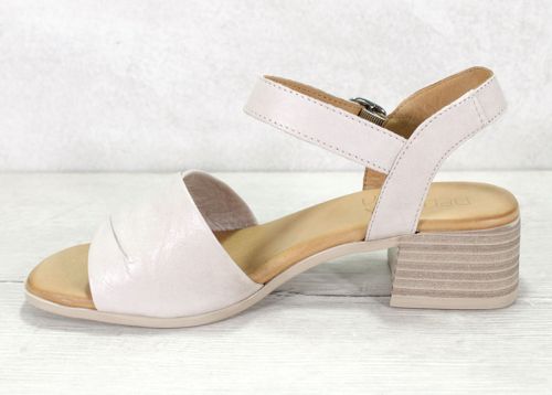 Sandale dama din piele naturala de culoare taup - Model Alexa.