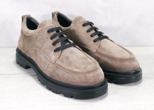 Chic Urbain - Дамски мокасини от бежов велур - Модел Диана