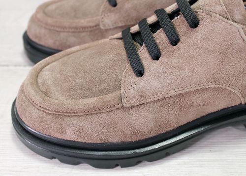 Chic Urbain - Дамски мокасини от бежов велур - Модел Диана