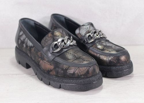 Charme Urbain Victoria - Дамски модни лоуфъри с флорални десени - Модел Виктория