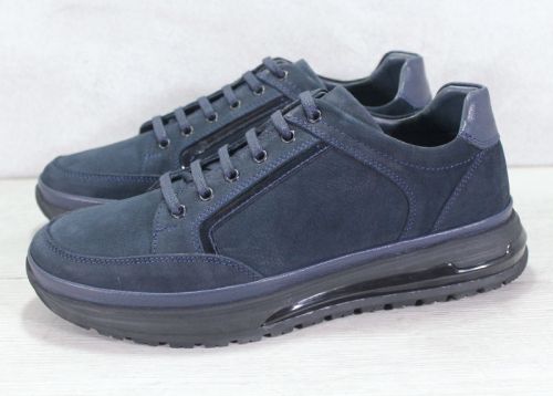 Мъжки ежедневни обувки в тъмно синьо - модел City Sleek.