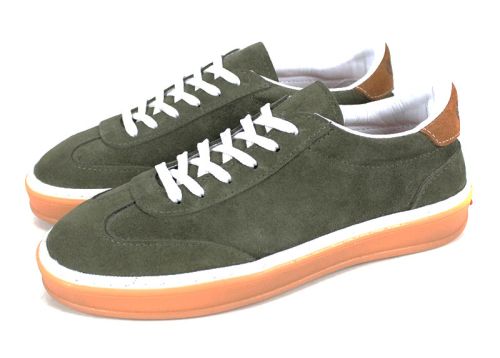 Шик дамски сникърси в зелено - модел Сияние