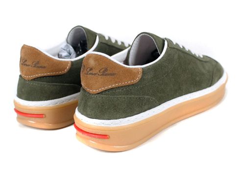 Шик дамски сникърси в зелено - модел Сияние