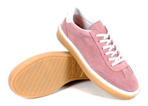 Шик дамски сникърси в цикламено - модел Сияние