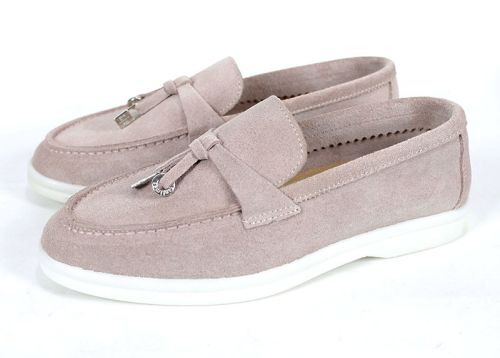 Дамски мокасини в розово - модел Мистика.