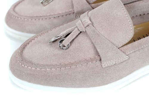 Дамски мокасини в розово - модел Мистика.