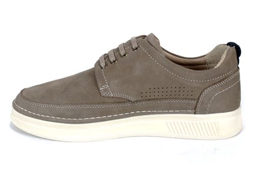 Мъжки обувки от естествен набук във визон - модел Titan Step