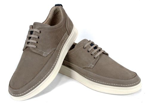 Мъжки обувки от естествен набук във визон - модел Titan Step