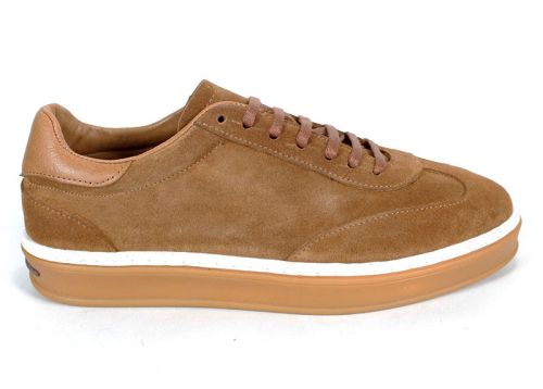 Мъжки обувки от естествен велур в светло кафяво - модел Dynamic Flair