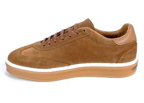 Мъжки обувки от естествен велур в светло кафяво - модел Dynamic Flair