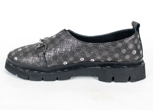 Дамски обувки от естествена кожа в черно - модел Sophia