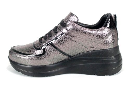 Дамски спортни обувки с металически блясък и комфортна платформа - модел Onyx Edge