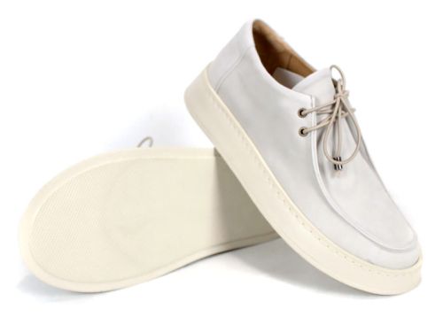 Дамски мокасини от пясъчен набук в цвят таупе – комфорт и елегантност - модел Divine