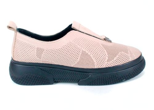 Дамски летни обувки в розово - модел 1017