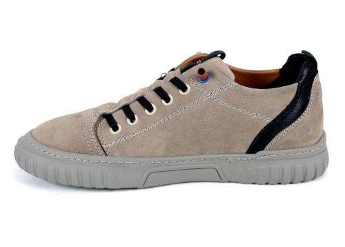 Мъжки спортни обувки от естествен набук във визонен цвят с каучуково ходило - модел Elite Motion