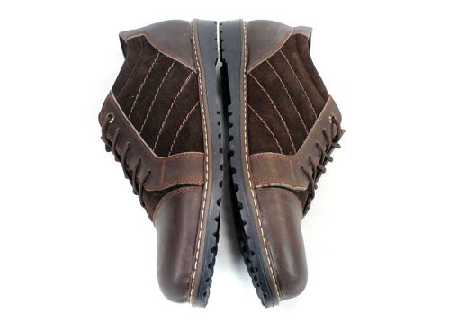 Преоценени мъжки обувки в кафяво - модел 31512