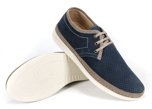 Мъжки обувки с гъвкава бежова подметка