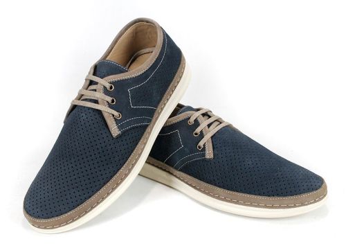 Двойка обувки Philip Navy в кежуъл подредба