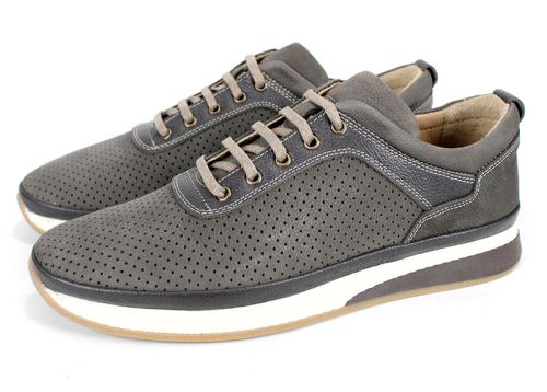 Модел с естествена кожа и каучуково ходило