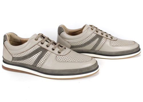 Мъжки обувки Valerio от естествена кожа – изглед отстрани