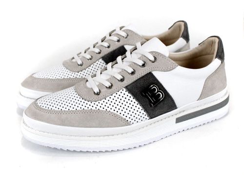 Мъжки обувки Monzaro от естествена кожа и велур – страничен профил