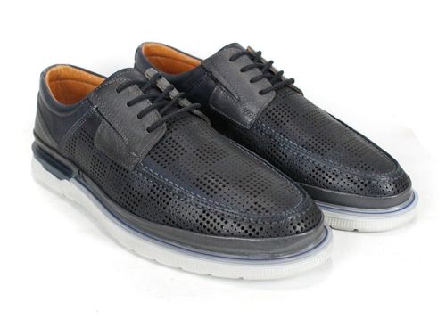 Мъжки обувки Лоренцо от естествена кожа – перфорирана горна част