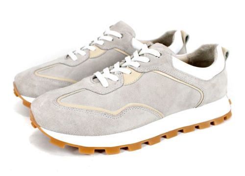 мъжки сникърси STREET Beige, от друг ъгъл