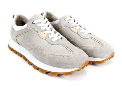 мъжки сникърси STREET Beige, изглед отпред